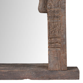 Carved Mirror From Andhra Pradesh - 19th Century