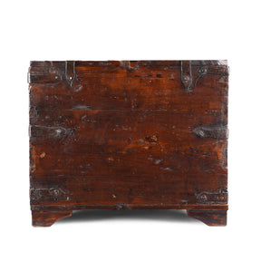 Iron Bound Teak Chest From Gujarat - 18th Century
