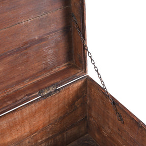 Brass Bound Teak Military Chest - 19th Century