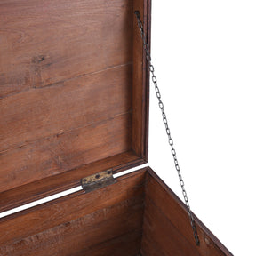 Brass Bound Teak Military Chest - 19th Century