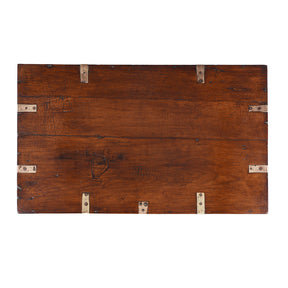 Brass Bound Teak Military Chest - 19th Century