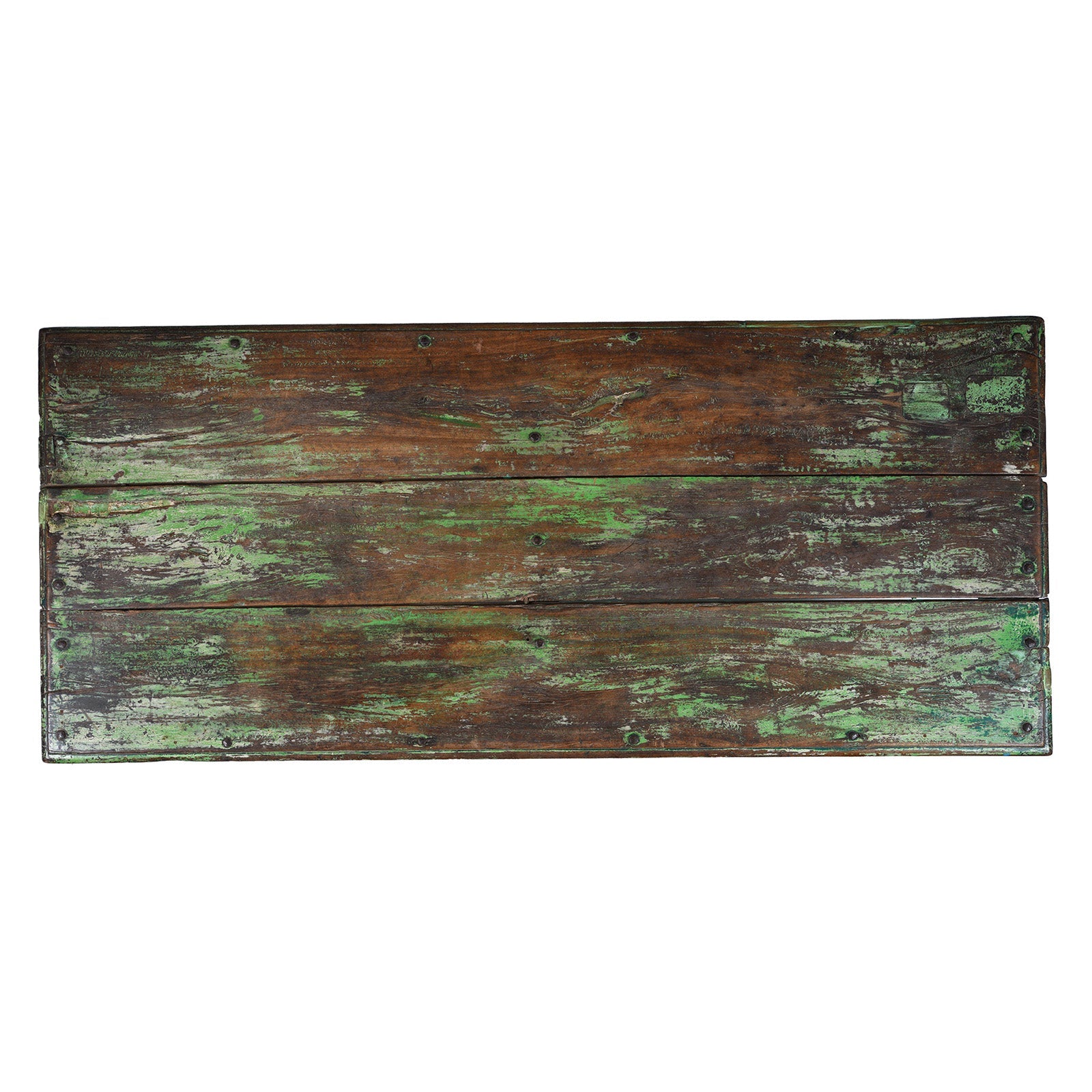Green Painted Takhat From Patan -  Early 19th Century