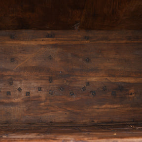 Brass Bound Pithara Console Chest From Saurashtra - 18th Century