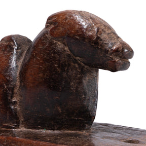 Teak Nandi Bull From Rajasthan - 19th Century