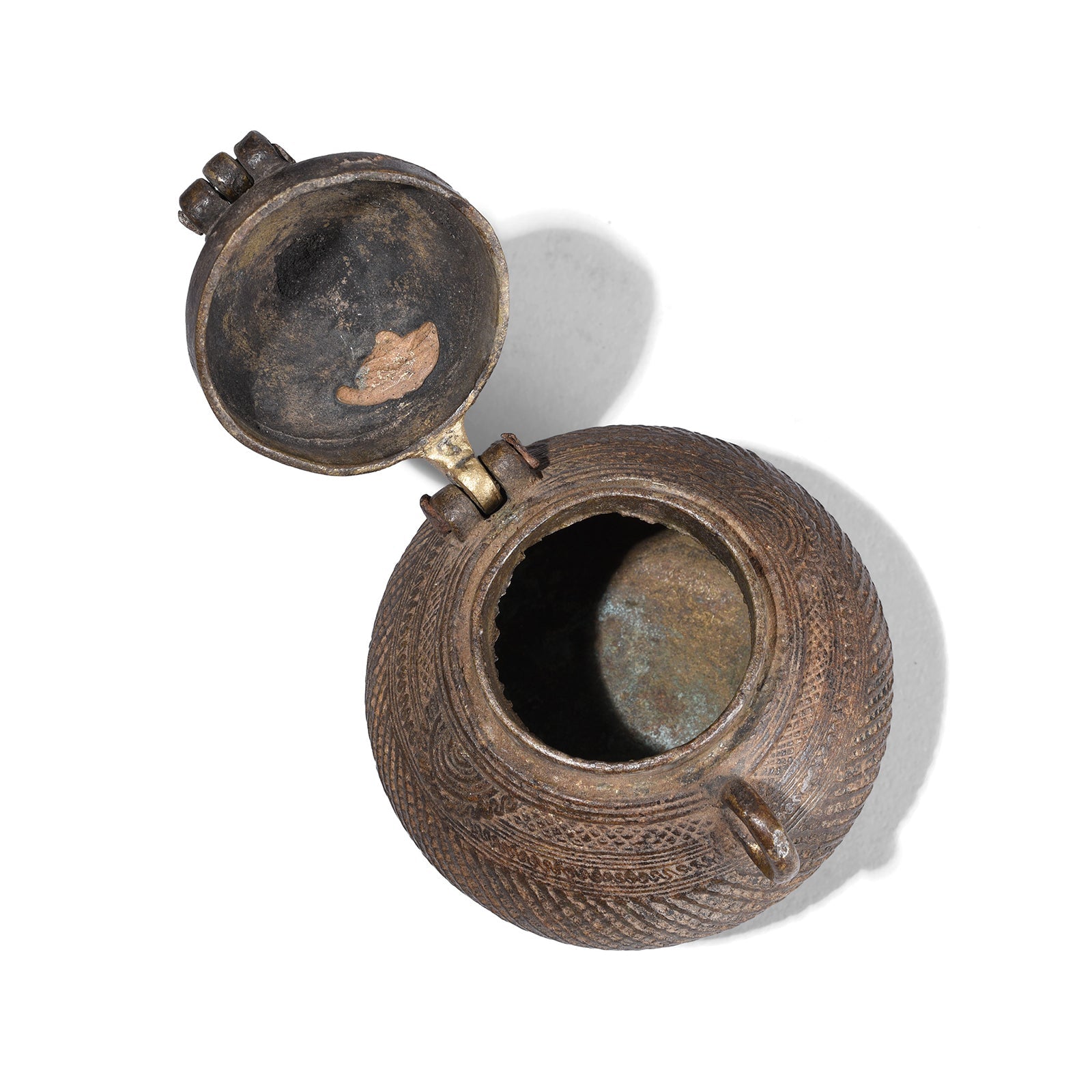 Bronze Dhokra Work Money Box From Kandhamal - 19th Century