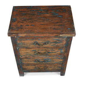 Reclaimed Wood Bedside Chest Of Drawers