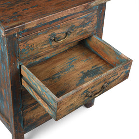 Reclaimed Wood Bedside Chest Of Drawers
