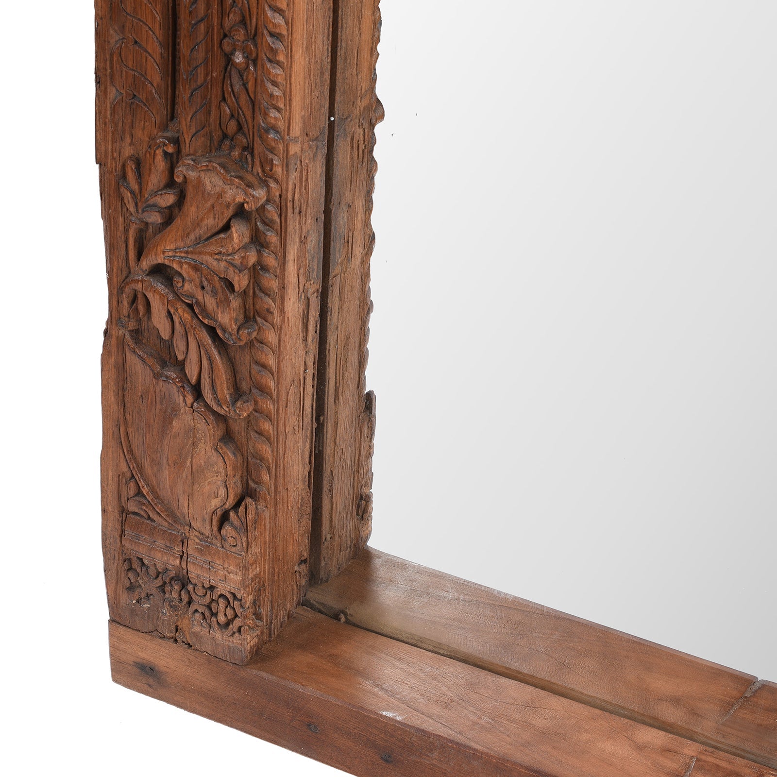 Full Length Wall Mirror From Andhra Pradesh - 19th Century