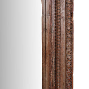 Carved Mirror Made From Old Architectural Teak