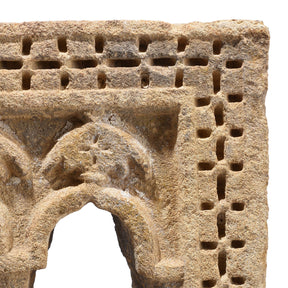 Stone Lamp Niche From Jaisalmer On Stand - 19th Century