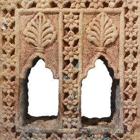 2 Way Stone Lamp Niche From Jaisalmer - 19th Century (On Stand)