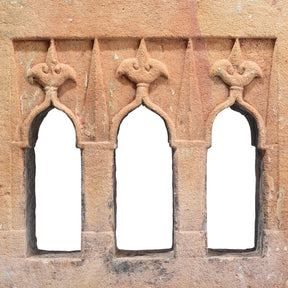 Stone Lamp Niche From Jaisalmer On Stand - 19th Century