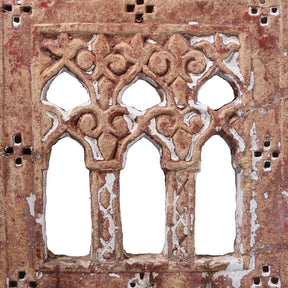 Old 3 Way Stone Lamp Niche From Jaisalmer - 19th Century