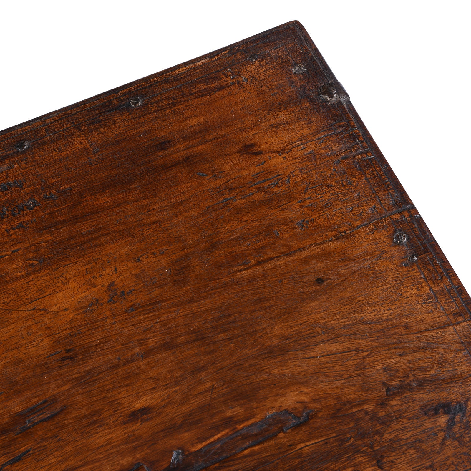 Brass Bound Teak Military Chest Of Drawers - 18th Century