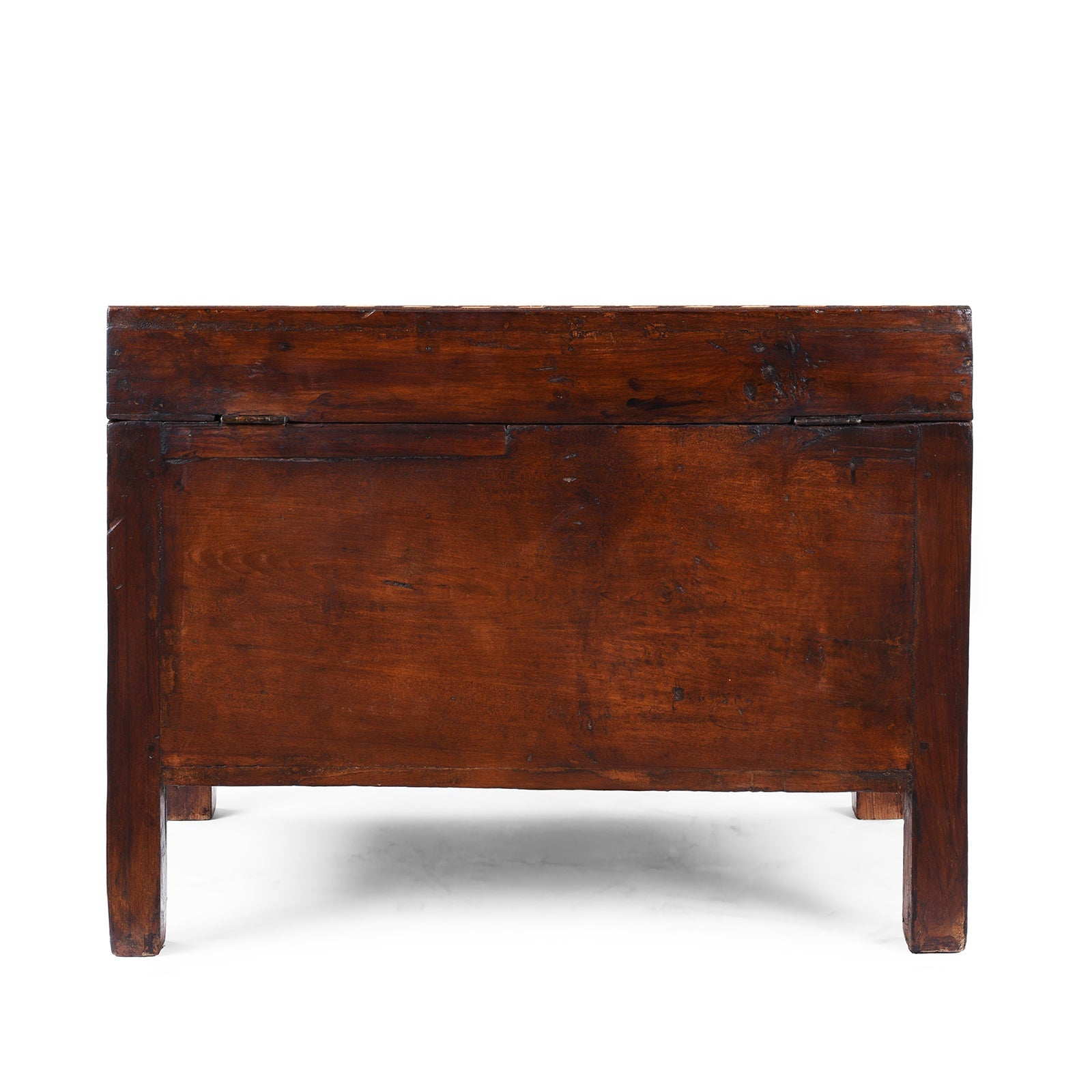 Indian Bone Inlay Teak Chest - Ca 1900