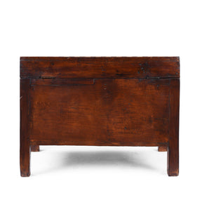 Indian Bone Inlay Teak Chest - Ca 1900