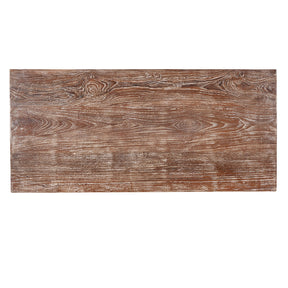 Reclaimed Teak Side Cabinet With Old Carvings