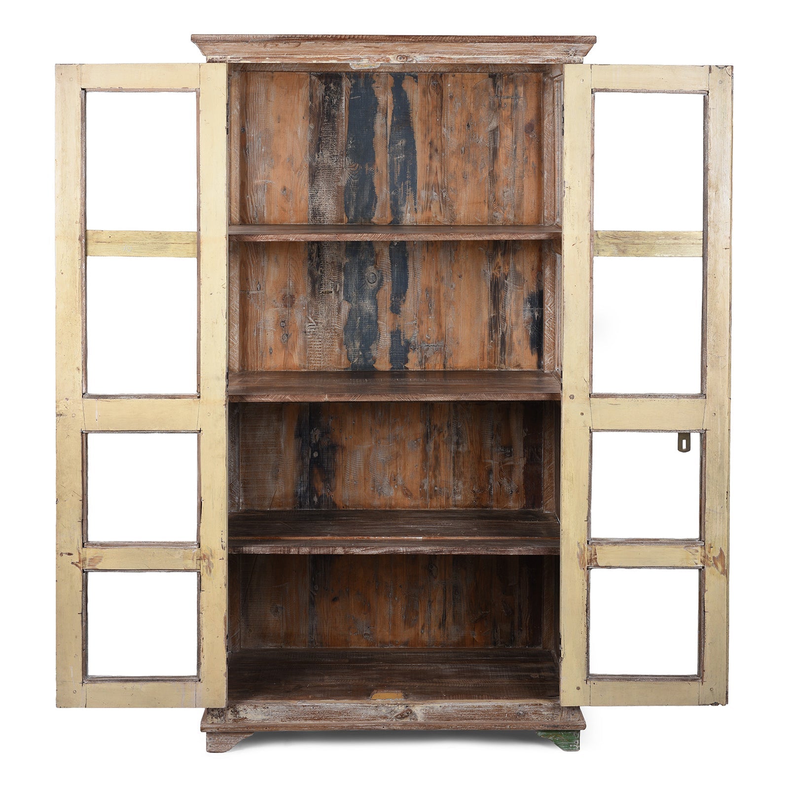 Old Indian Glazed Cabinet - 19th Century