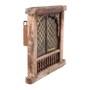 Small Window Shutter From Madhya Pradesh - 18th Century