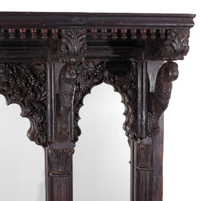 Indian Triple Arch Mirror From Kutch - 18th Century