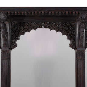 Indian Triple Arch Mirror From Kutch - 18th Century