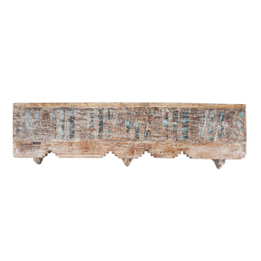 Painted Console Table Made From Reclaimed Teak