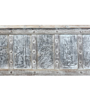 Reclaimed Teak Console Table With Painted Finish