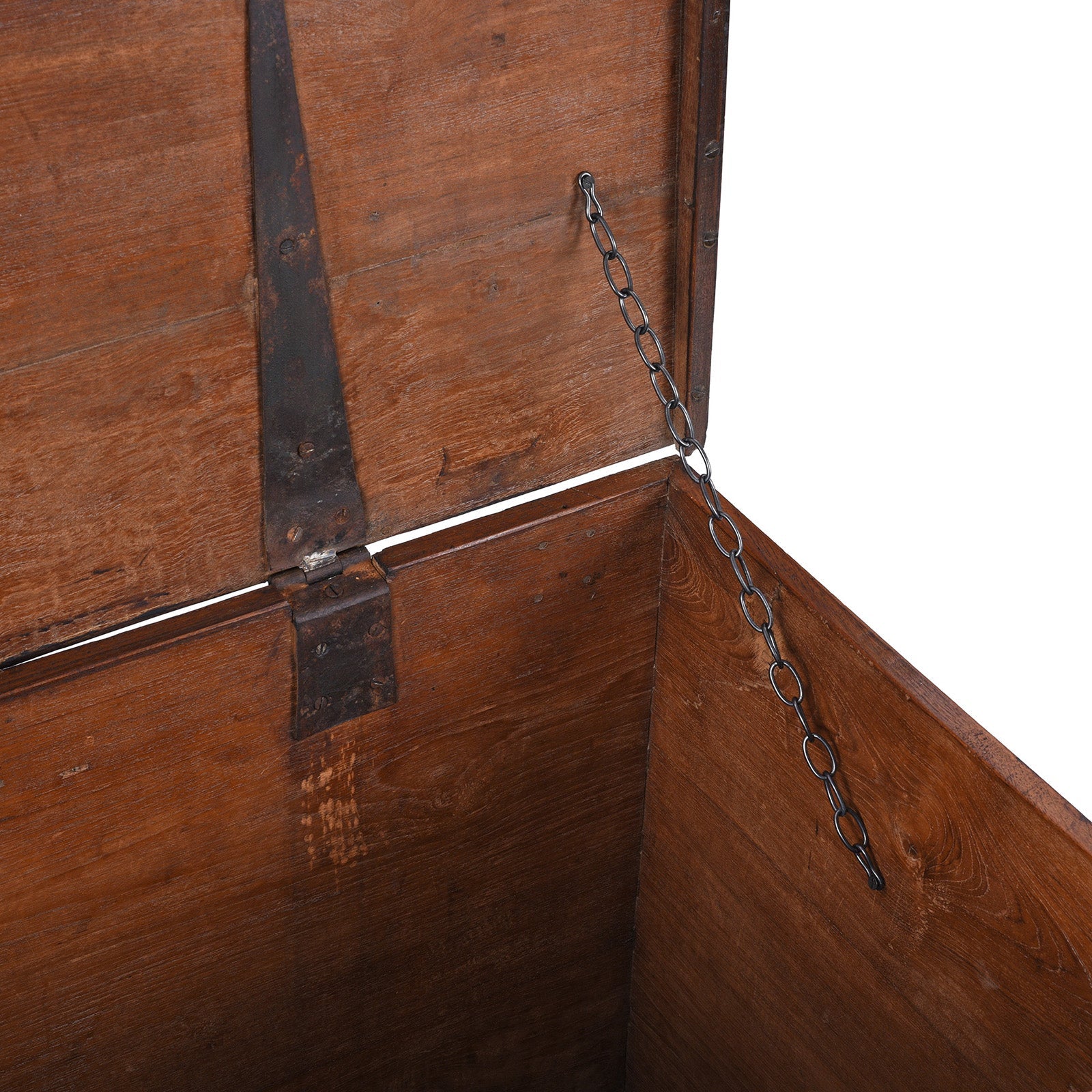 Brass Bound Teak Military Chest - 18th Century