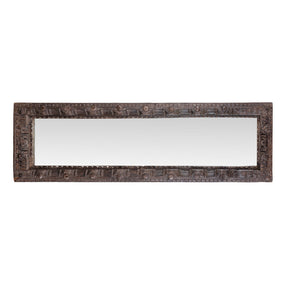 Indian Mirror Made from Old Architectural Teak