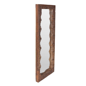 Indian Mirror Made From Old Architectural Teak