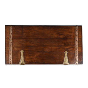 Brass Bound Military Chest From Kutch - 19th Century