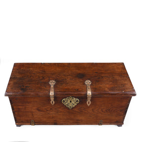 Rosewood Chest From Kutch - 19th Century