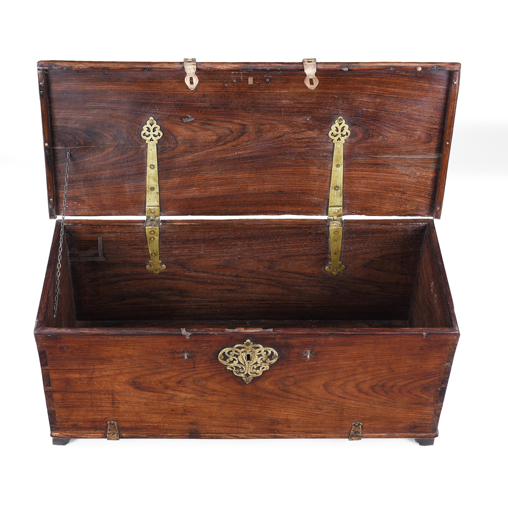 Rosewood Chest From Kutch - 19th Century