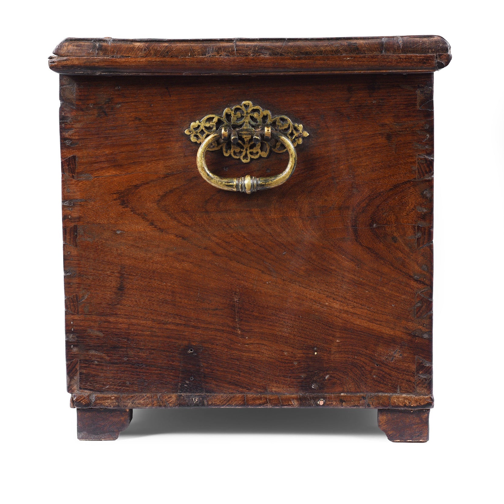 Rosewood Chest From Kutch - 19th Century