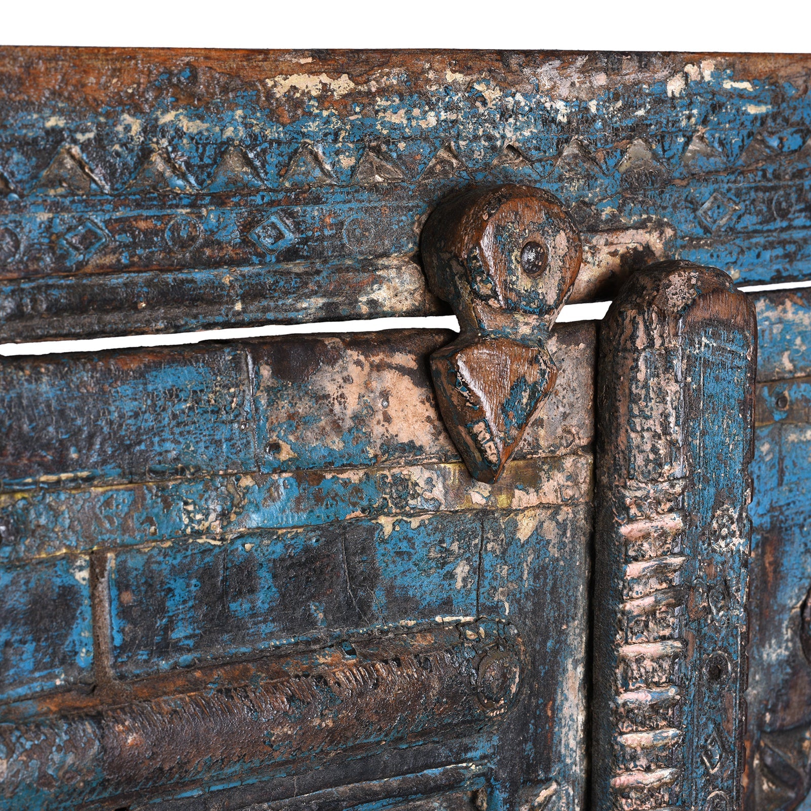 Carved Window Shutter From Nagaur - 19th Century