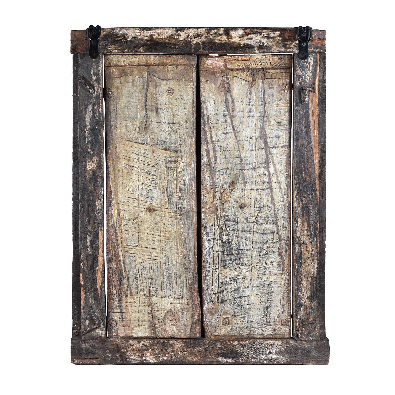 Carved Window Shutter From Nagaur - 19th Century