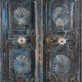 Carved Window Shutter From Nagaur - 19th Century