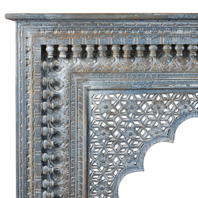 Blue Painted Mango Console Table