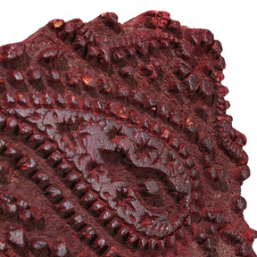 Old Paisley Textile Printing Block From Jaipur - Ca 1930