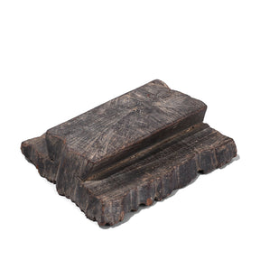 Old Floral Textile Printing Block From Jaipur - Ca 1930