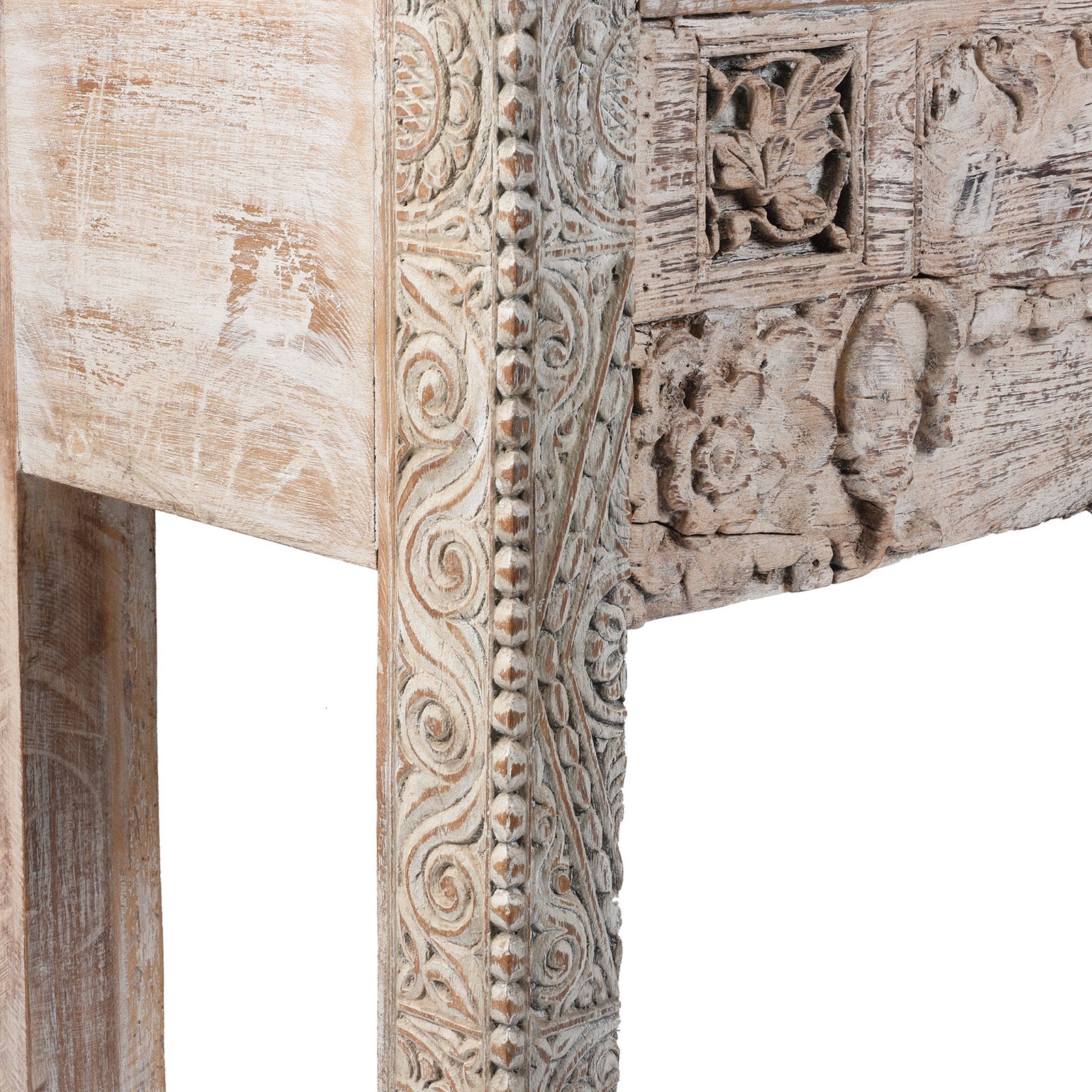 Indian Console Table Made From Reclaimed Teak