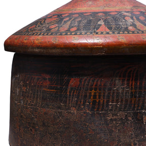 Lacquer Turban Box From Sindh - 19th Century