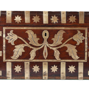 Rosewood 'Malabar' Document Box From Kutch - 19th Century