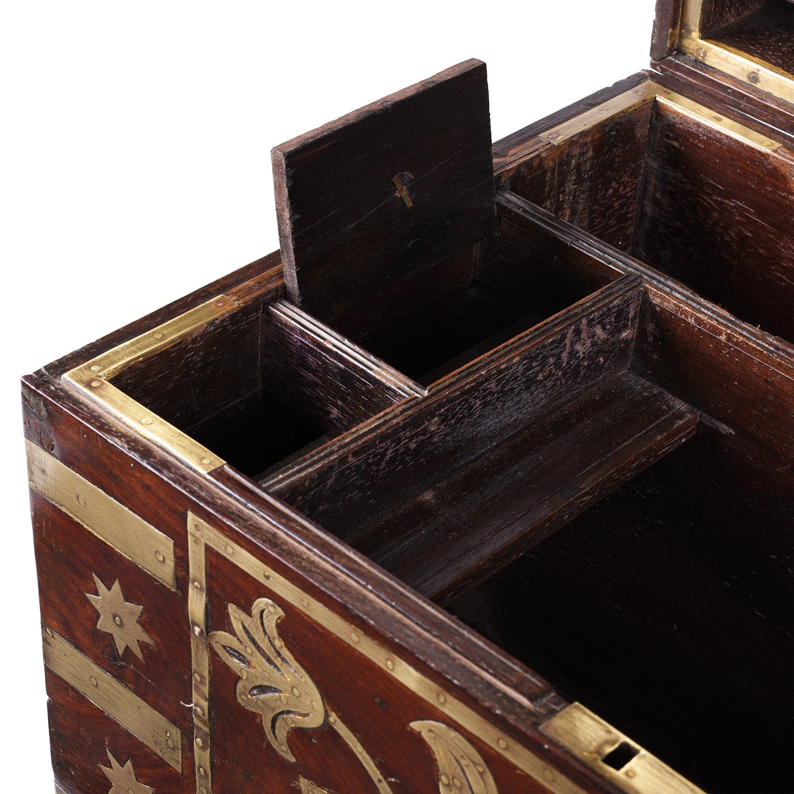 Rosewood 'Malabar' Document Box From Kutch - 19th Century
