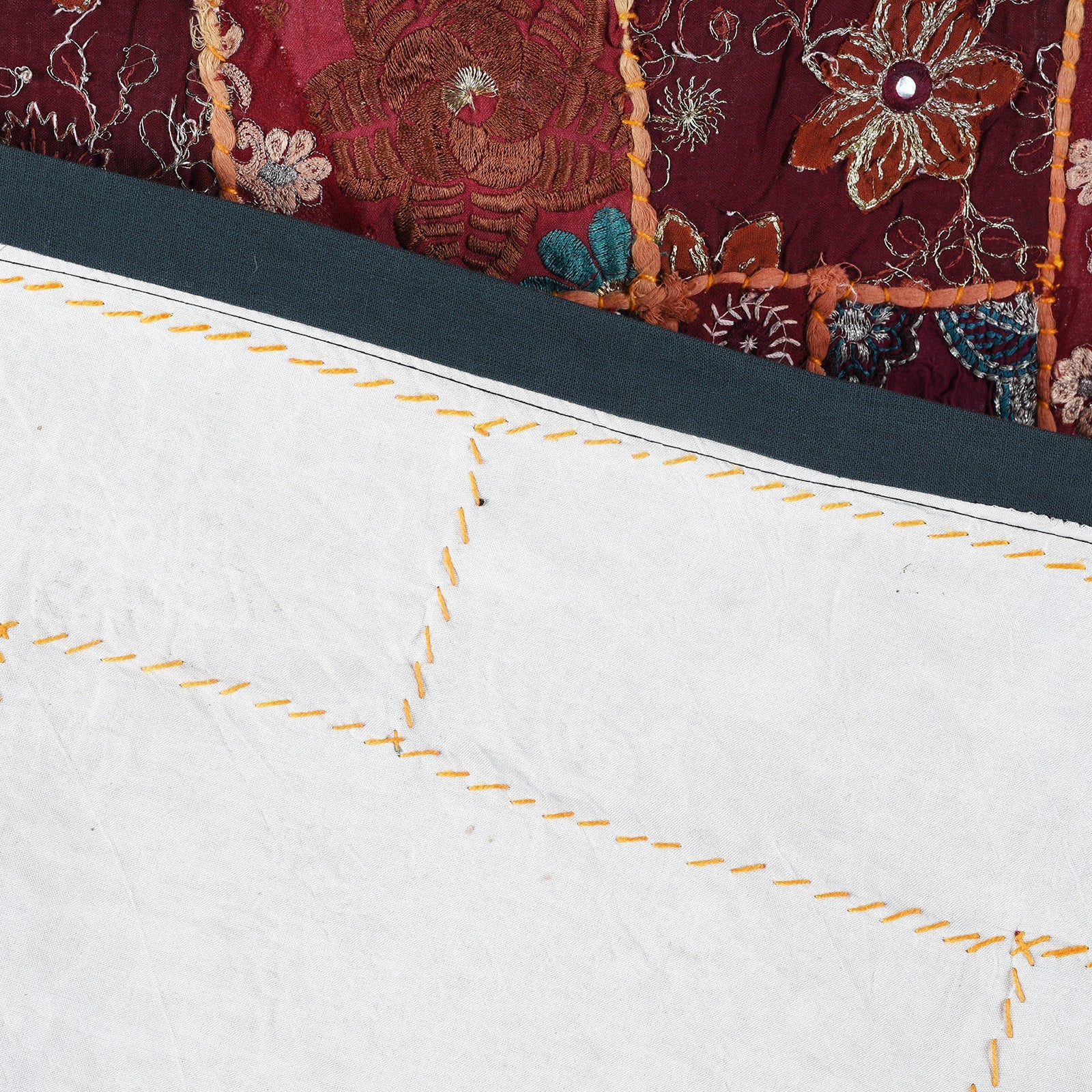 Vintage Patchwork Sari Wall Hanging