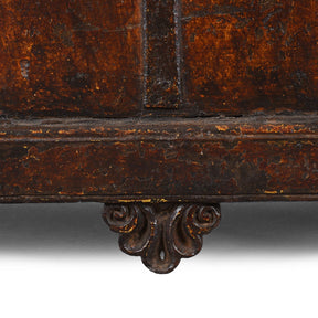 Iron Bound Indian Chest From Gujarat - 19thC