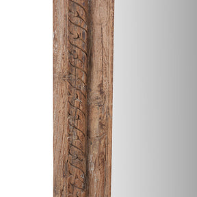 Mirror Frame Made From Old Teak Window - 19th Century
