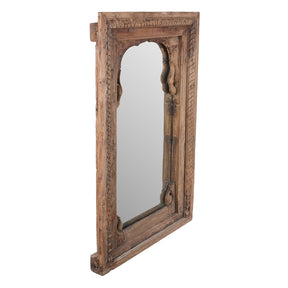 Mirror Frame Made From Old Teak Window - 19th Century