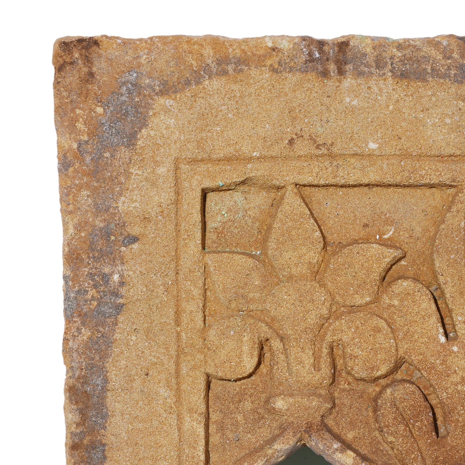 Old 2 Way Stone Lamp Niche From Jaisalmer- 19th Century