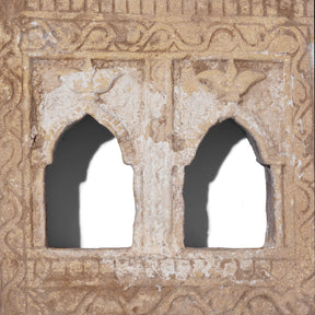 2 Way Stone Lamp Niche From Jaisalmer - 19th Century